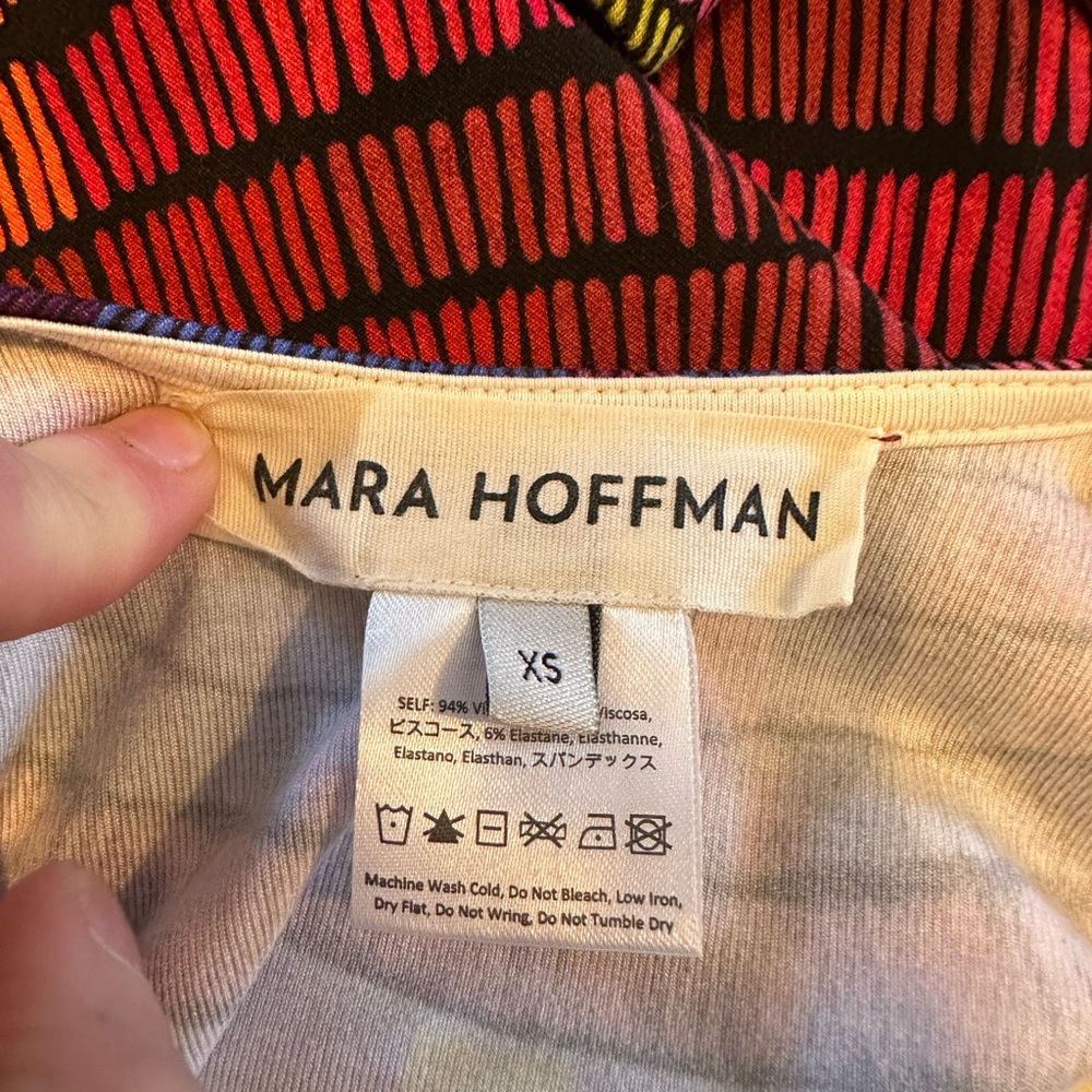 MARA HOFFMAN RADIAL SWING MINI DRESS IN RASPBERRY - Picture 9 of 14